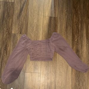 Altar'd State Dusty Purple Blouse